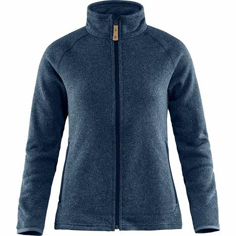 Fjallraven Udsalg Sweater Dame Övik Mørkeblå UWOC35462